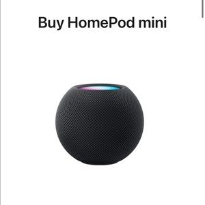 Apple home pod mini like new. Slightly used. Plays music, answers calls,has Siri